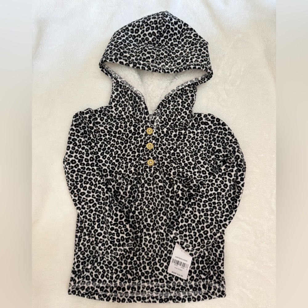 Carter's Leopard Print Hoodie